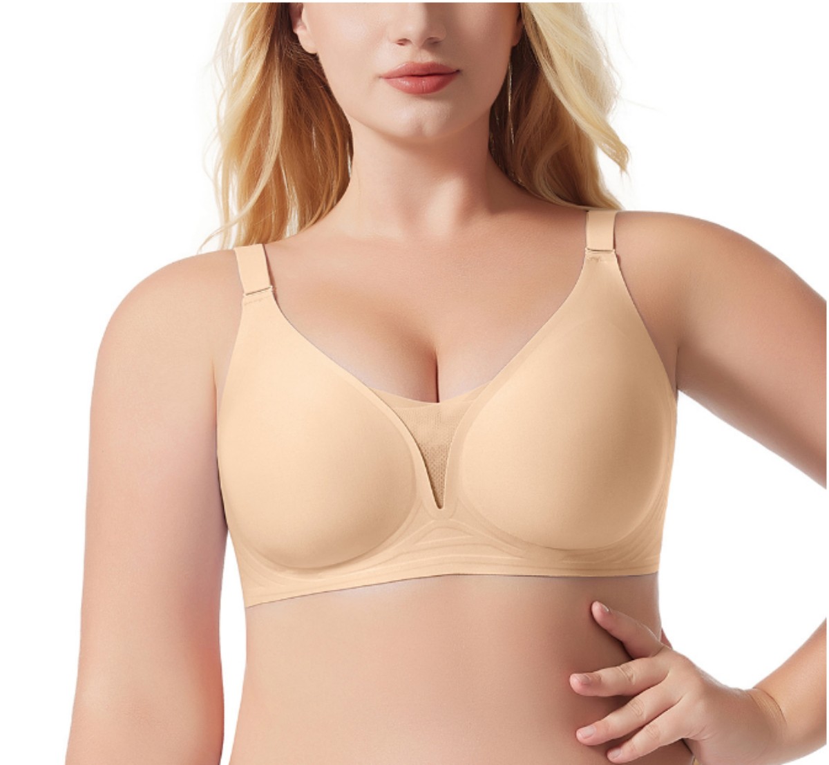 Lace Style Wire Free Active Bra Plus Size Lingerie Fat Womens Sleepwear Bra